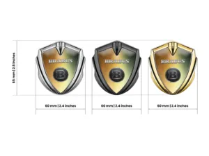 Brabus Metall Kuppel Emblem Moderner Look High-End Stil